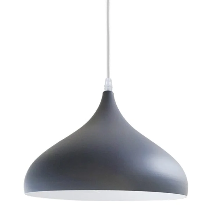 Vintage-style metal mosque-shaped modern kitchen pendant light shade in matte finish, suitable for E27 bulbs up to 60W