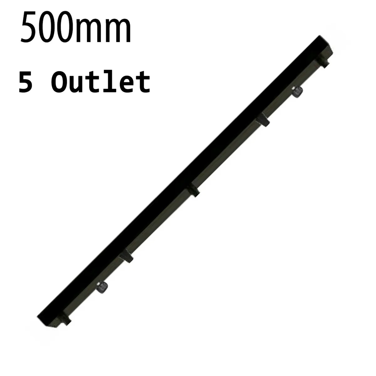 Rectangular metal ceiling rose fitting with accessories including screws, earth wire, and cord grip nuts for indoor use