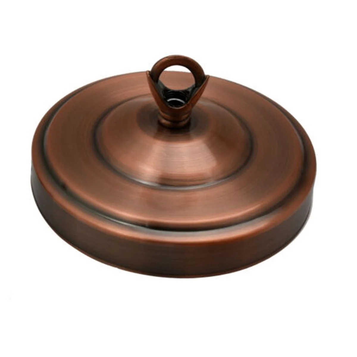 Copper color 108mm diameter ceiling rose hook plate with matching screws for light fittings and chandeliers