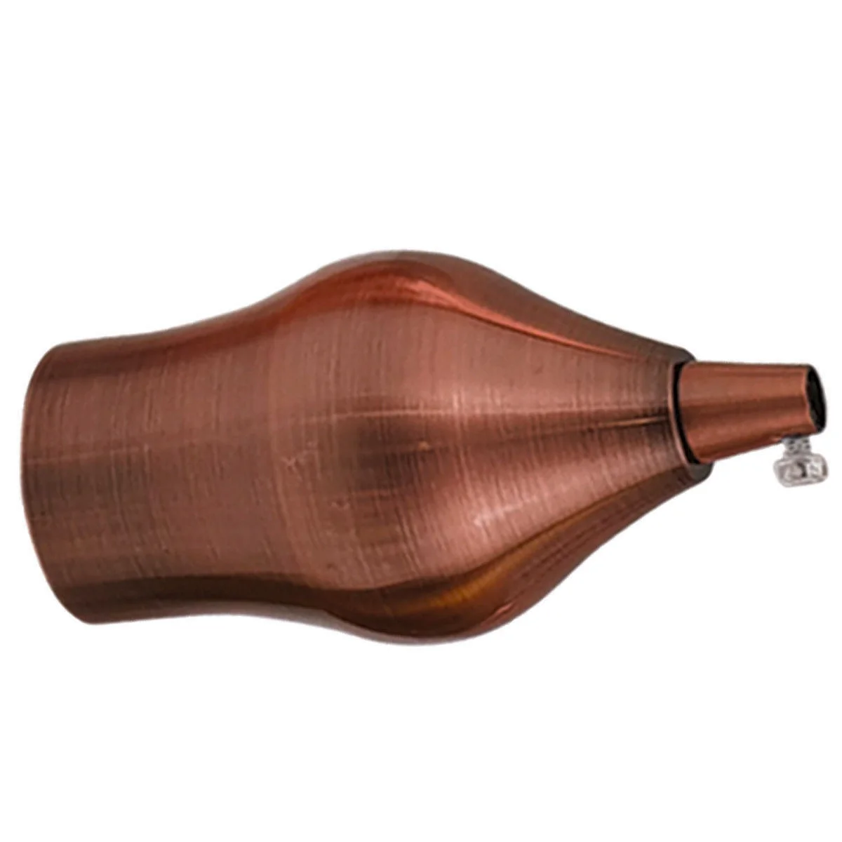 Copper vintage light socket E27 metal lamp holder with metal cord grip, industrial style