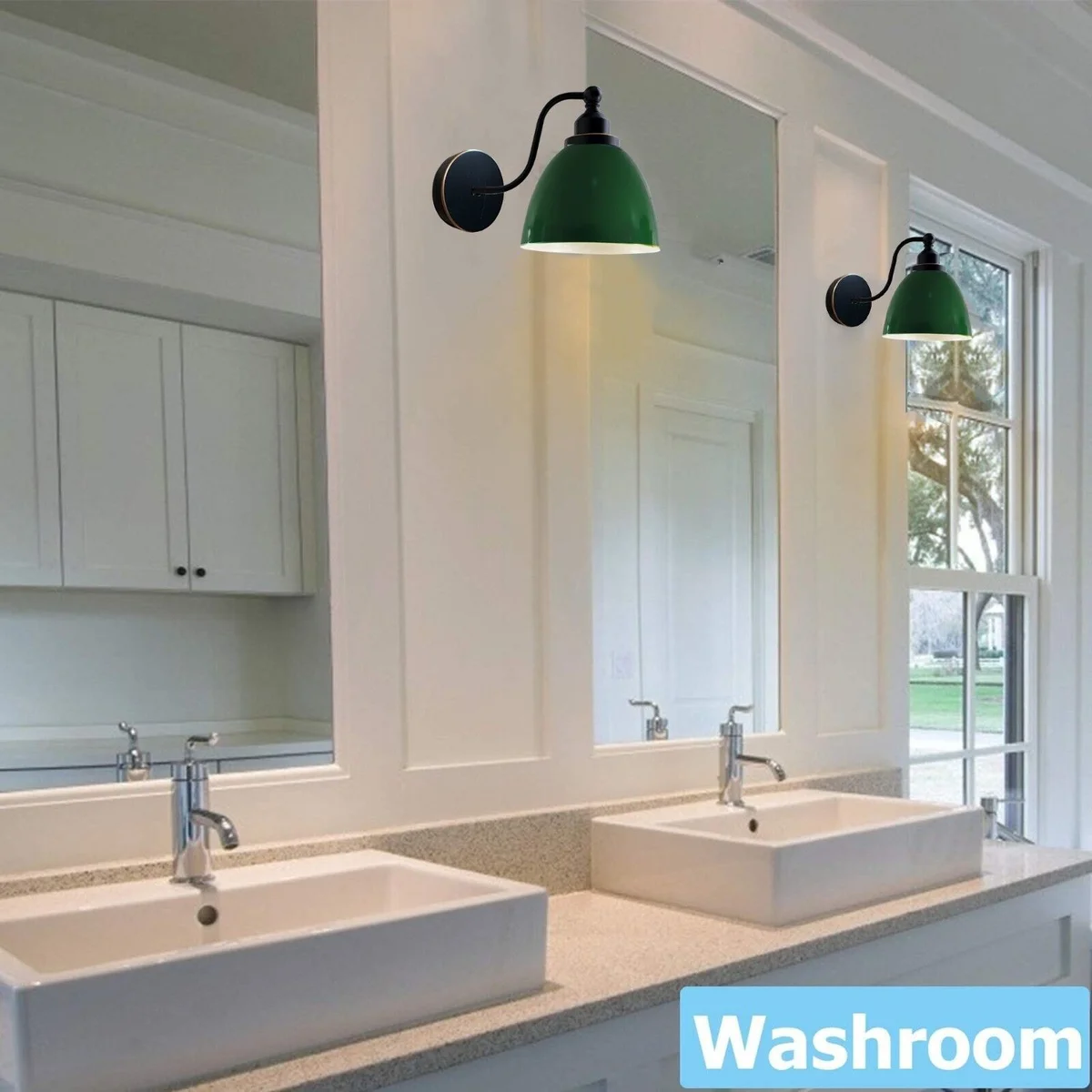 Dimmable wall lamp with metal arm and elegant dome shade, mounted on wall, modern minimalist design.