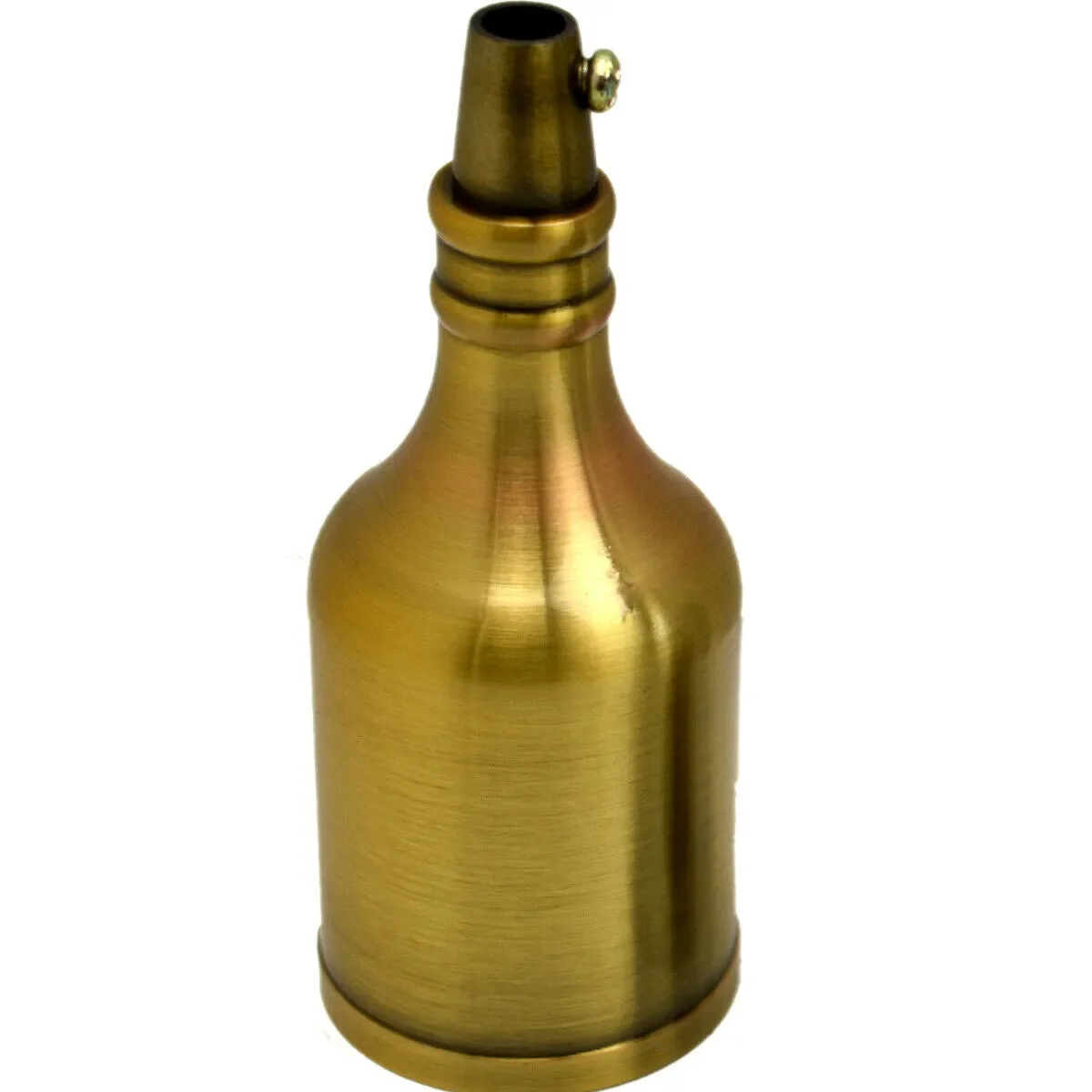 Metal retro E27 bulb socket with vintage screw base, suitable for 110‑240V indoor use.