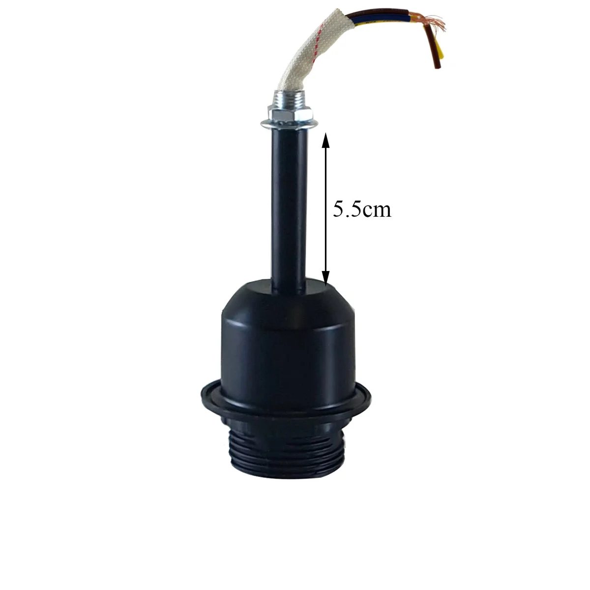 Metal vintage bulb socket with exposed E27 base, CE certified, suitable for 110–240 V residential use