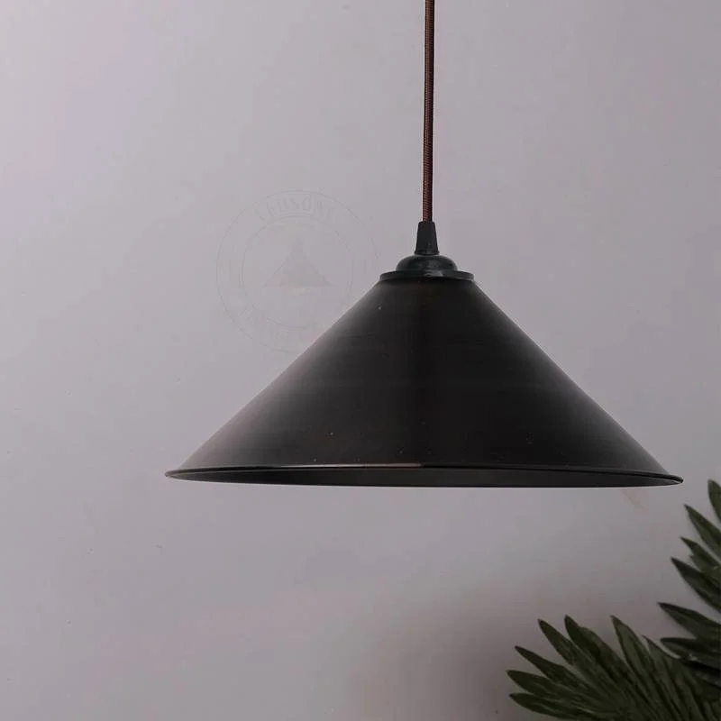 Black & white Bakelite E27 dimmable bulb holder, PVC umbrella shape, retro vintage style.