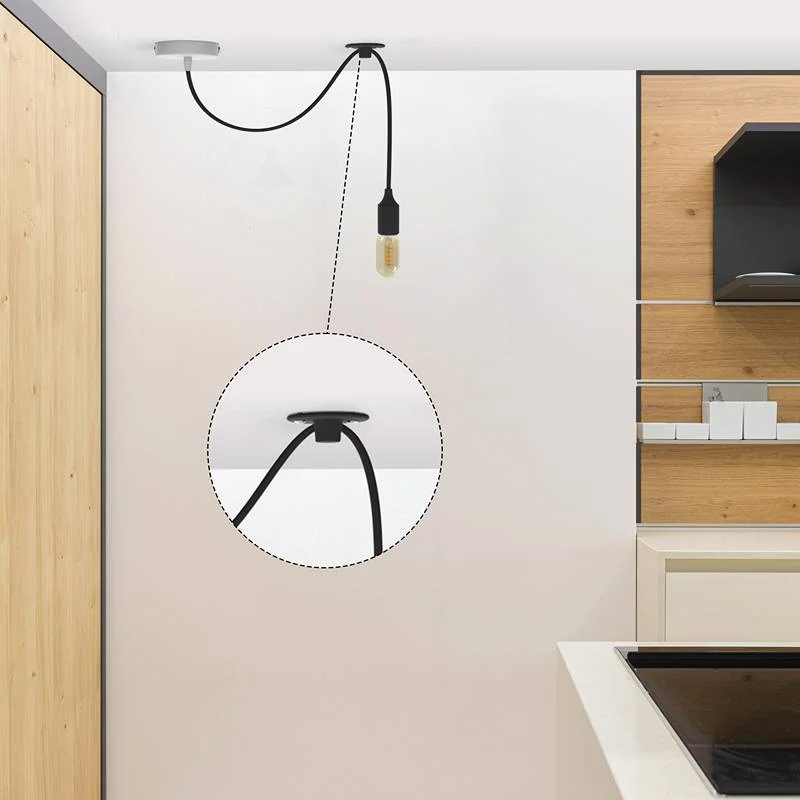 Green vintage ceiling hook, 4.5cm iron rose base with mounting hole for chandelier.