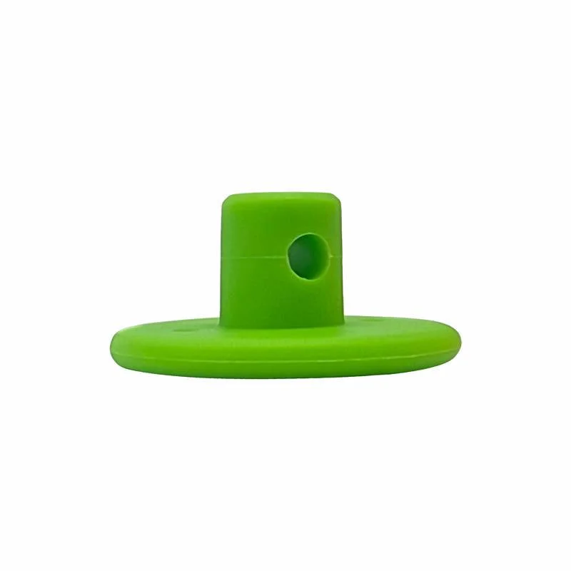 Green silicone ceiling rose hook, vintage iron base for chandelier.