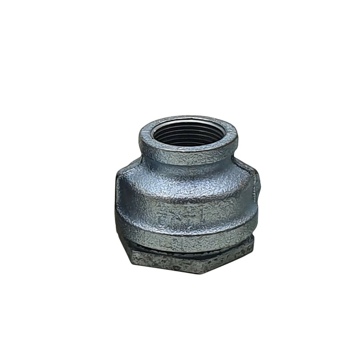Malleable cast iron floor base pipe fitting, 3/4” BSP, vintage style, robust base for lamp.