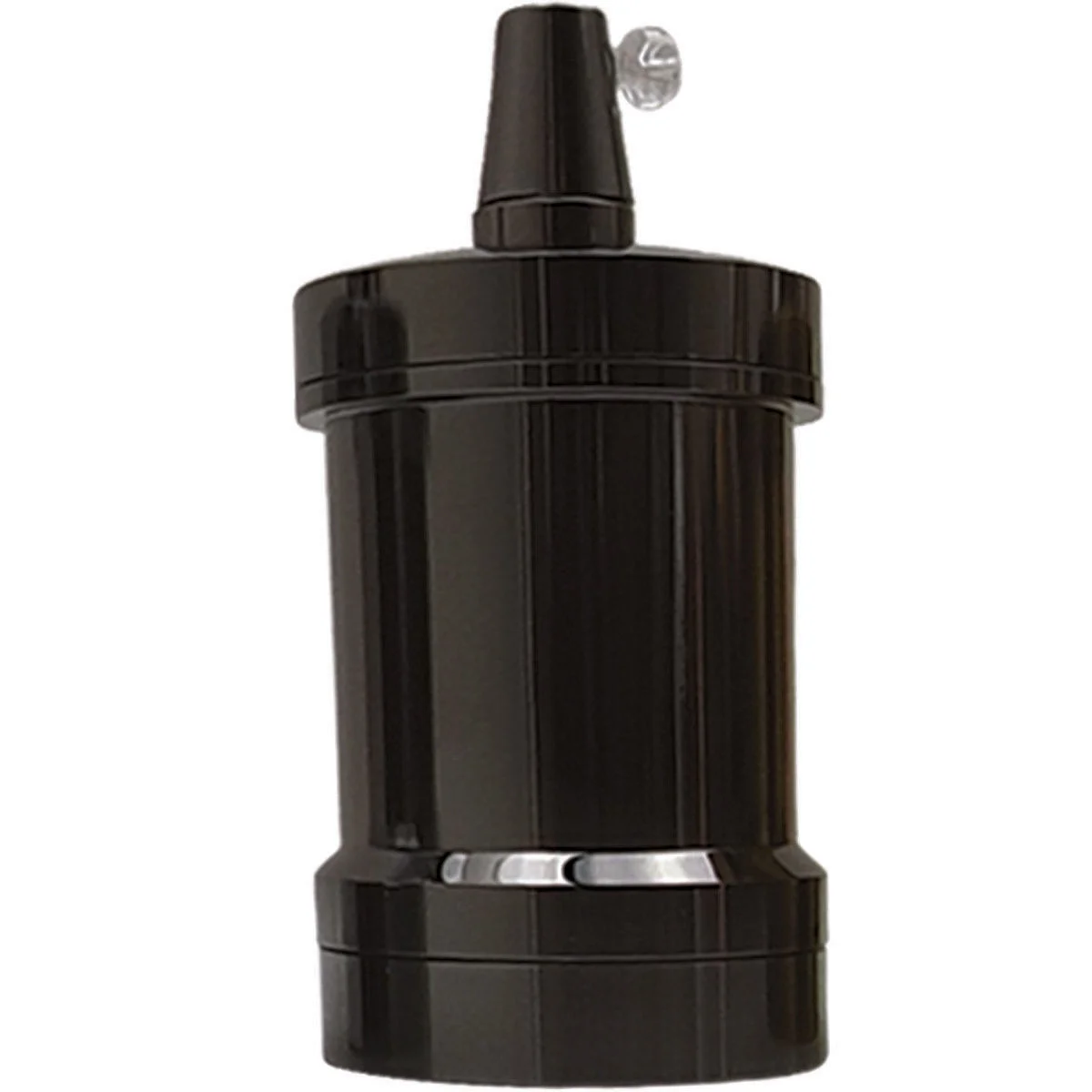 E27 pendant lamp holder in copper metal finish, showing screw socket with 10mm screw mounting thread.