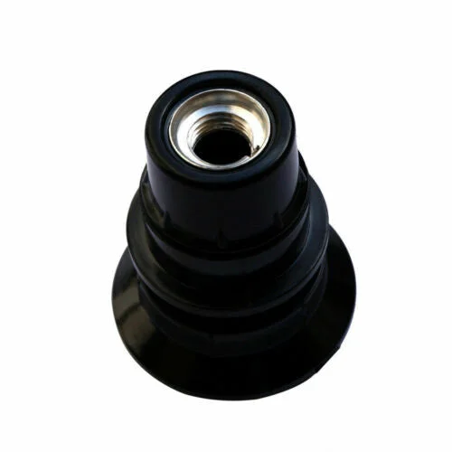 Black Bakelite E14 lamp holders in a pack of three, vintage style lamp holder for exposed vintage bulb lighting.