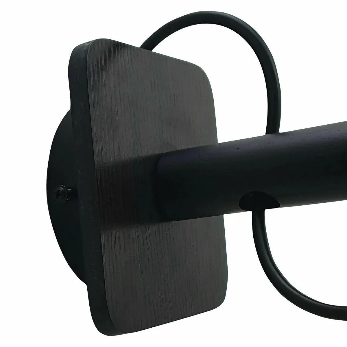 Modern wall light featuring metal body, ceramic shade, and PVC shading with exposed hardware, designed for wall mounting