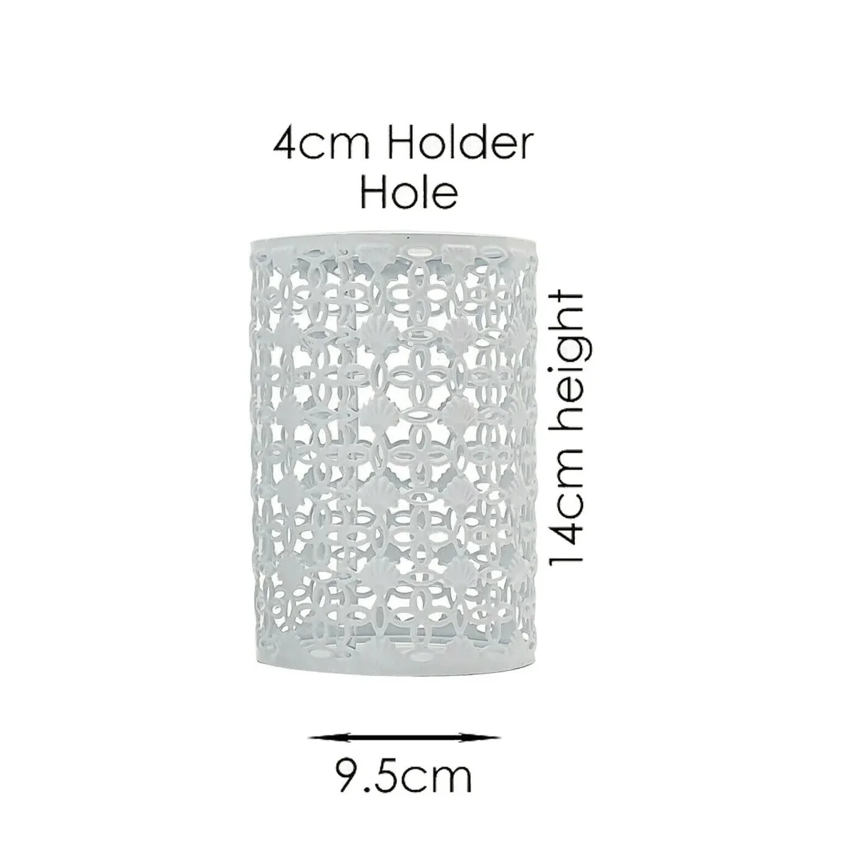 White metal vintage style pendant lamp with three round heads and adjustable 95cm cable, featuring slim PVC shades.