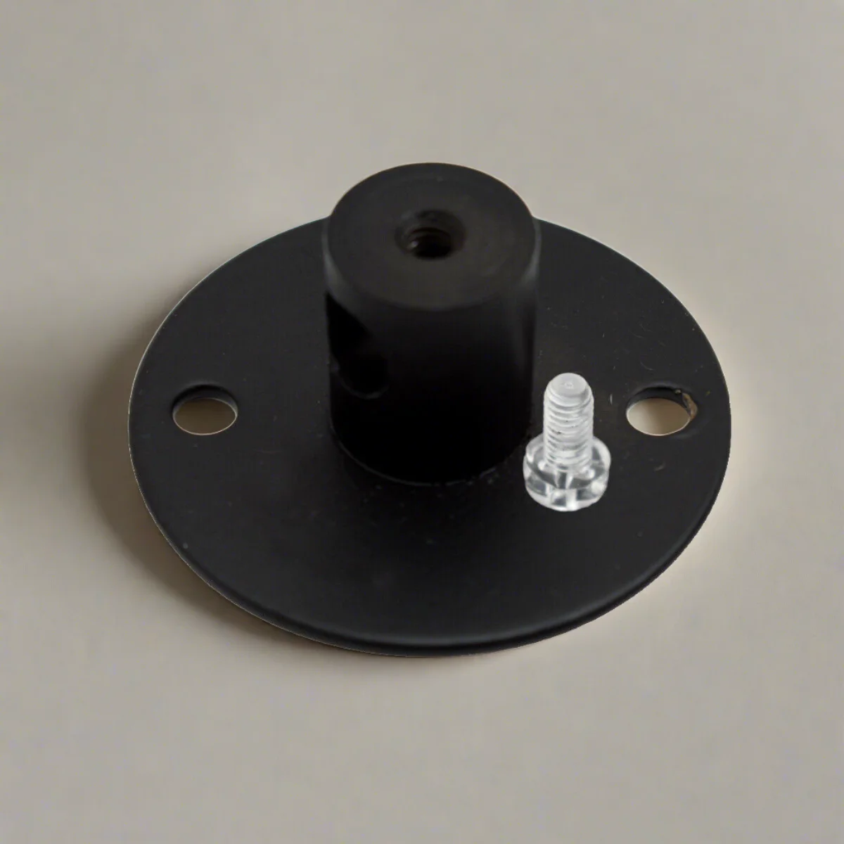 Green ceiling rose hook in vintage style, silicon iron frame, 4.5cm wide and 2.5cm high, with double core cable opening