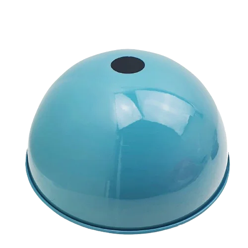 Modern dome lampshade, 40cm metal fixture with reflective interior and bold exterior coating, 400mm diameter