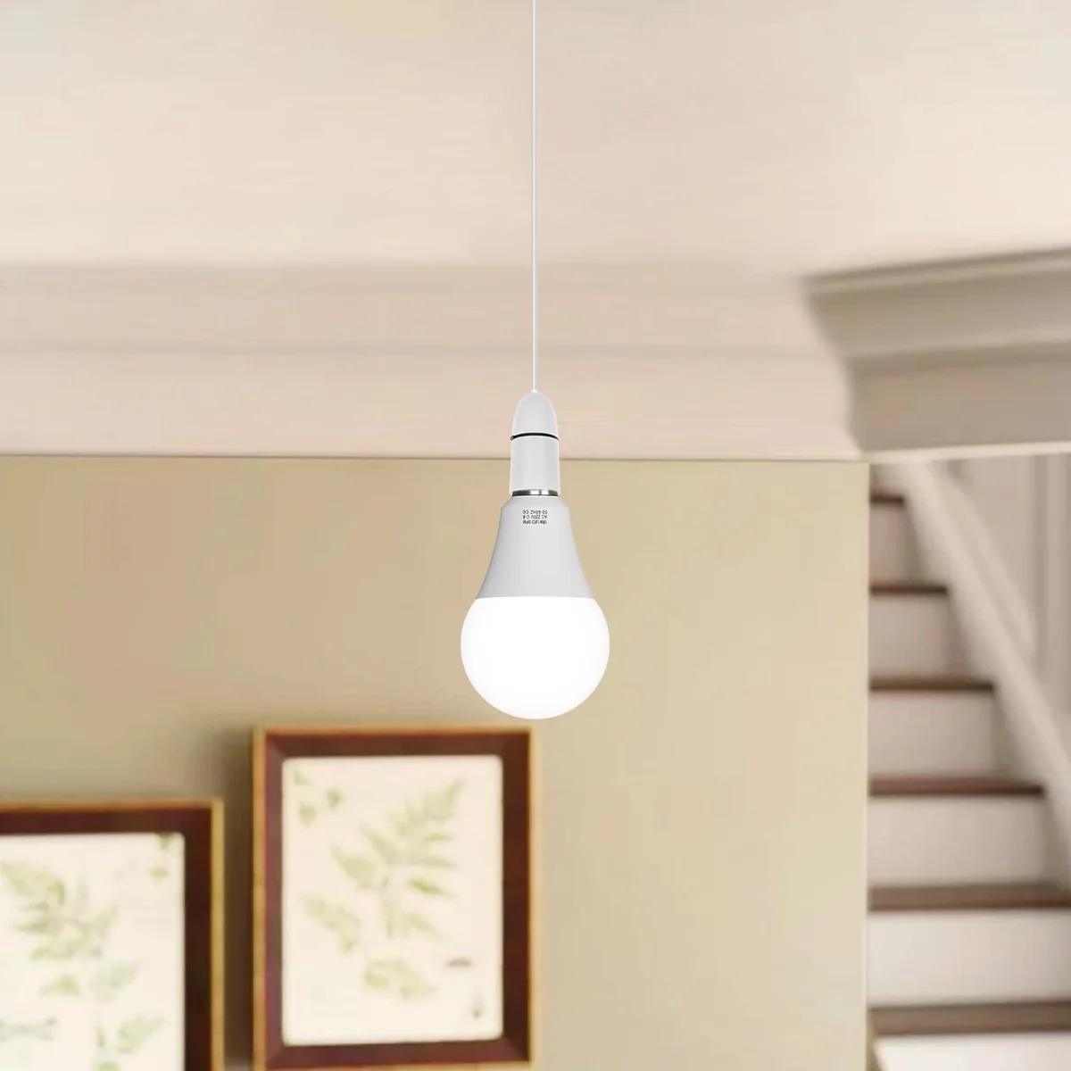 B22 arched tube LED GLS 12W A60 warm white globe bulb with frosted finish