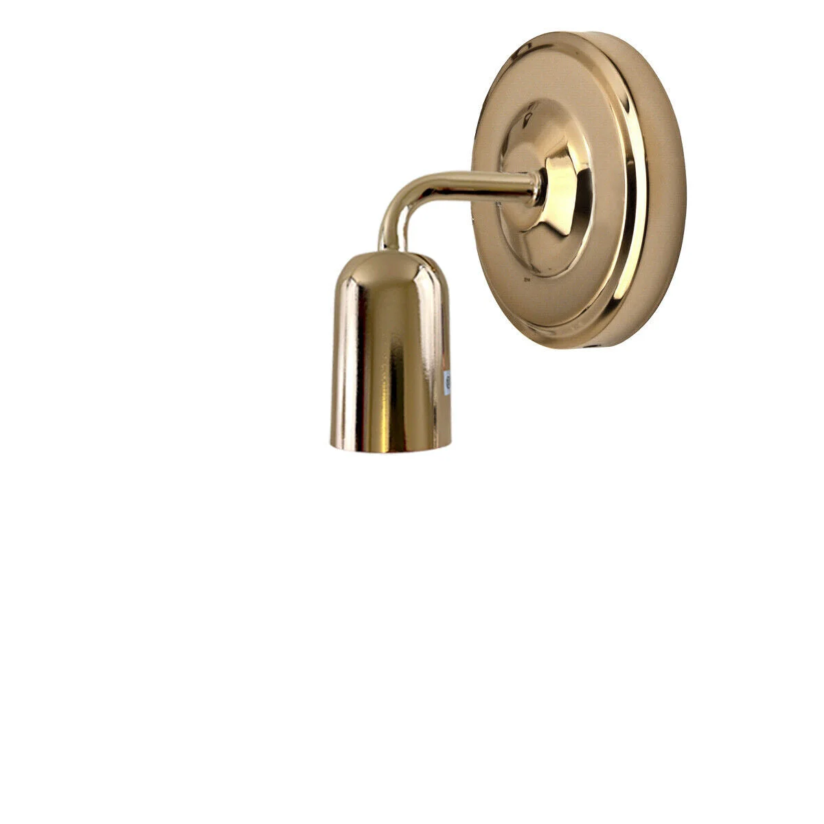 Corded electric wall lamp with metal housing, industrial/retro style, E27 socket, 60W max.