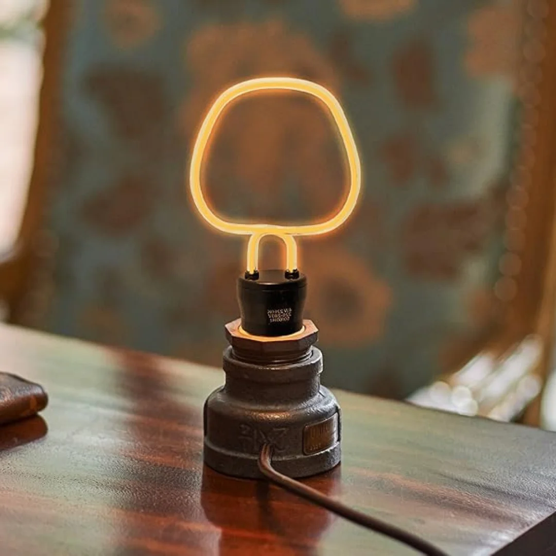 Three retro 4 W LED soft filament bulbs, E27 base, warm yellow glass caps, pure copper details, bundled together.