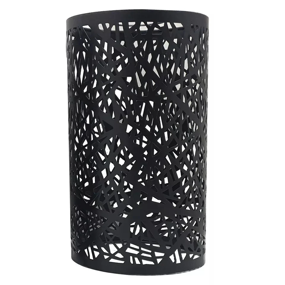 Easy fit lamp shade: brushed copper metal cage for pendant lamps, industrial style metal lighting