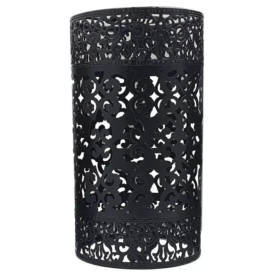 4-piece brushed copper metal cage lamp shade for industrial style lighting, easy installation, no wiring.