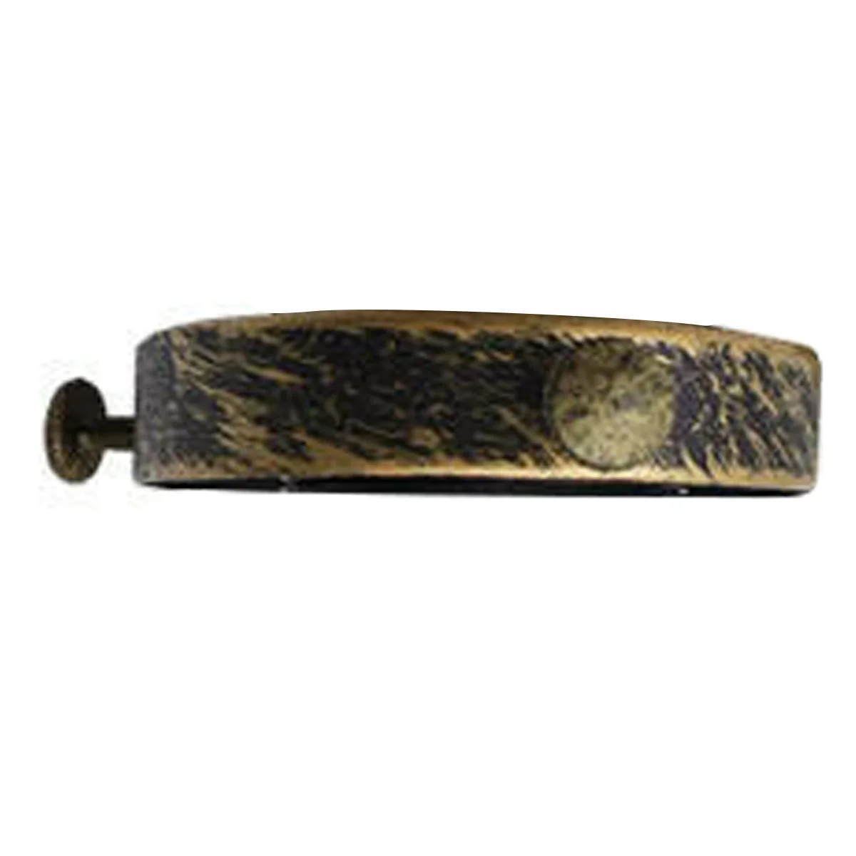 Brushed copper lamp shade cap, metal fitting 7 cm wide with 4.1 cm hole for pendant light socket