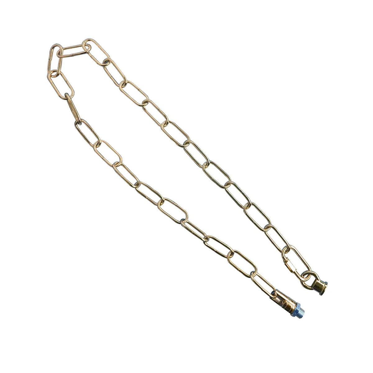 french gold light chain, 85cm length, openable 38mm links, fits pendant, chandelier and ceiling lighting