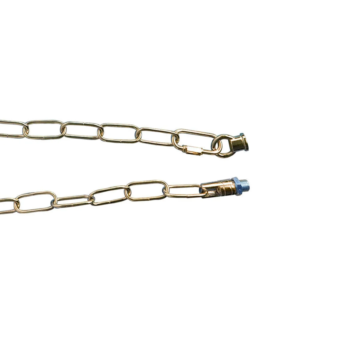 French gold ceiling pendant light chain, 85cm length, openable 38mm×16mm links, suitable for chandelier or enamel shades