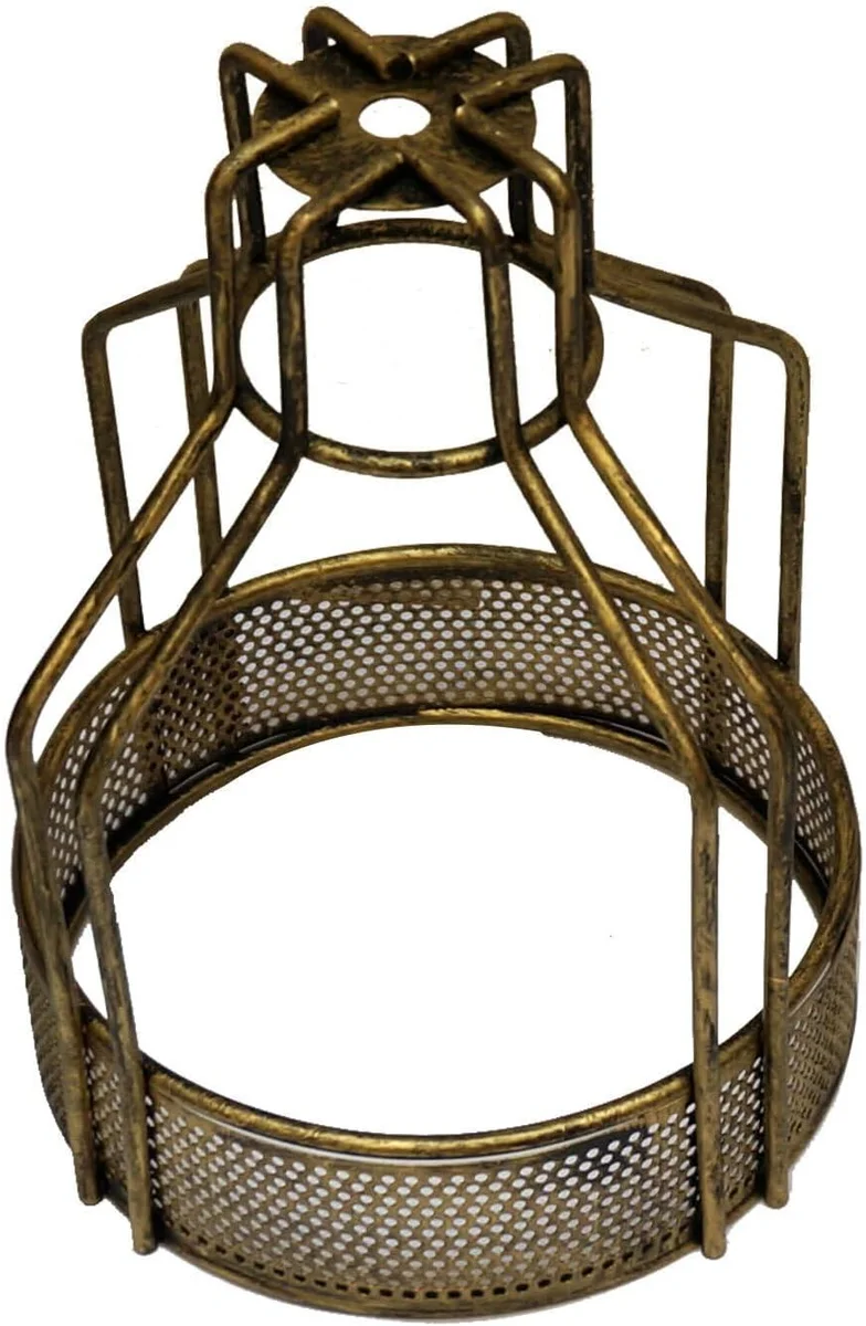 Modern brass pendant light with round brass canopy, black PVC cable, 140mm diameter brass shade, 200mm tall, E27 socket.