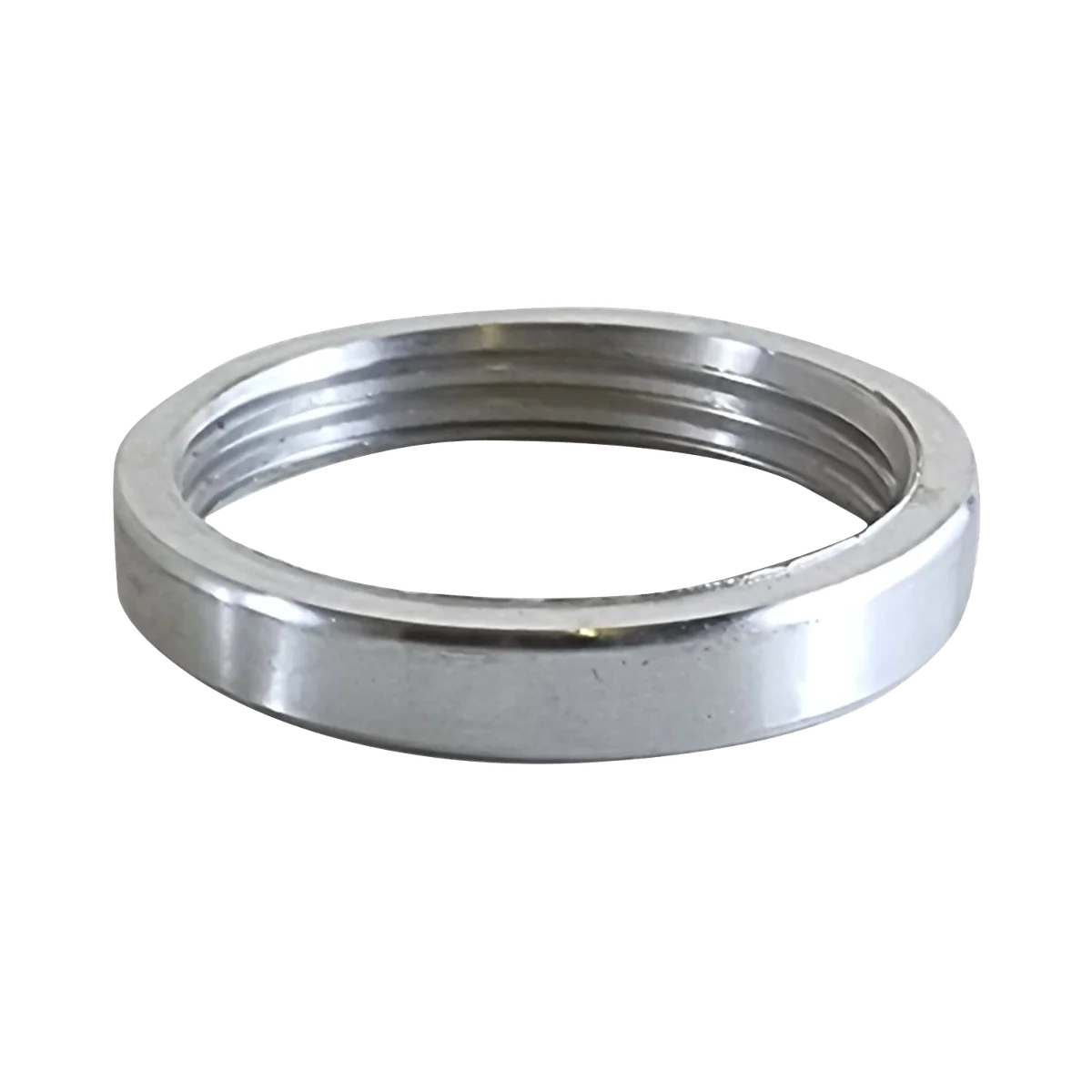 New satin nickel holder ring made of iron, 40mm inner diameter, 8mm height, 47mm outer diameter.