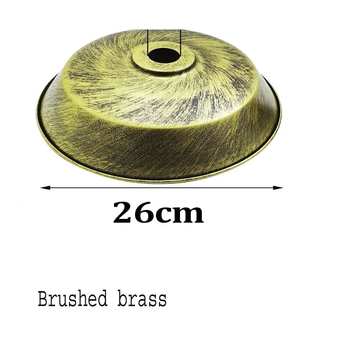 Modern ceiling light shades in brushed copper metal with sleek industrial design.