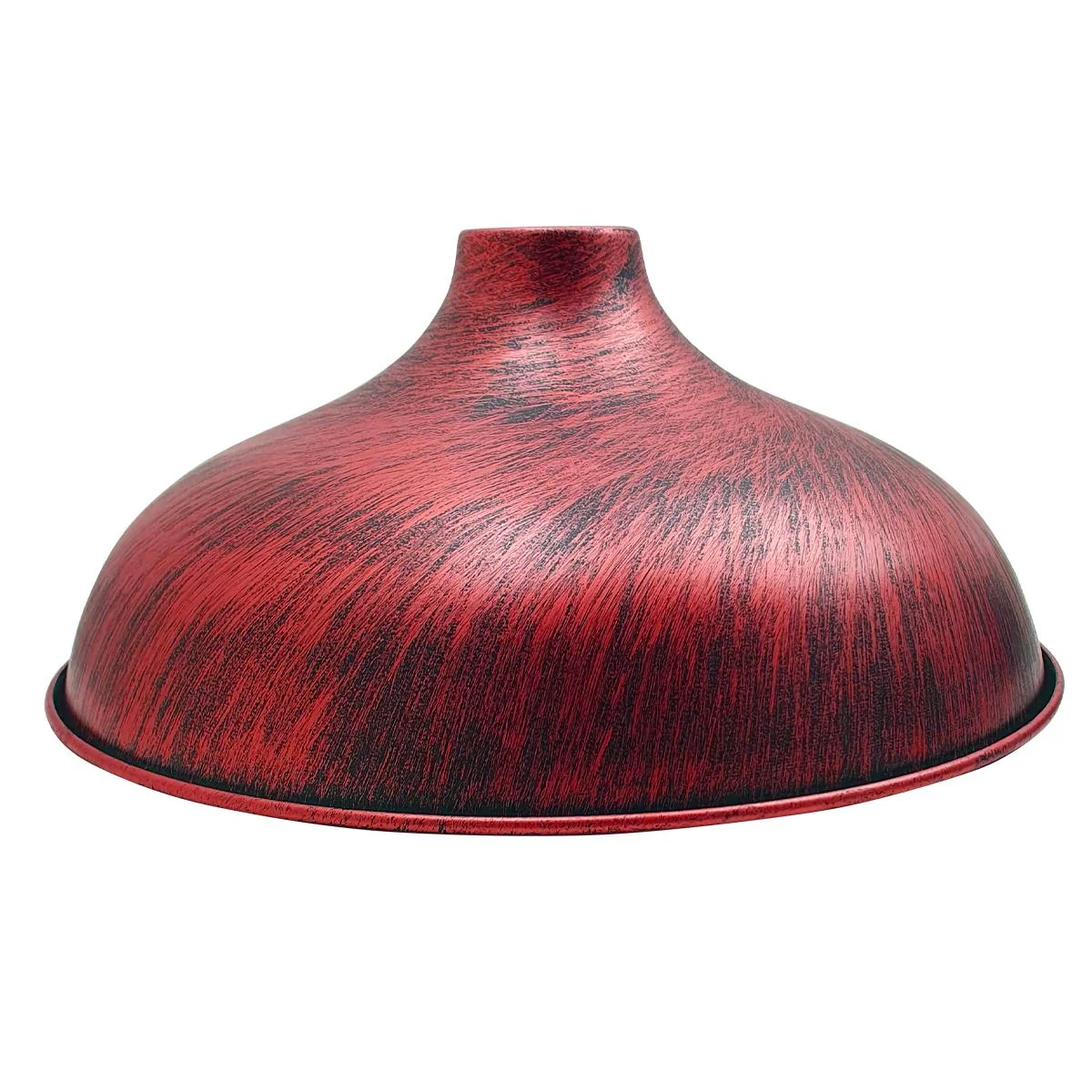Metal dome lamp shade in brushed copper – an easy fit lamp shade adding contemporary style