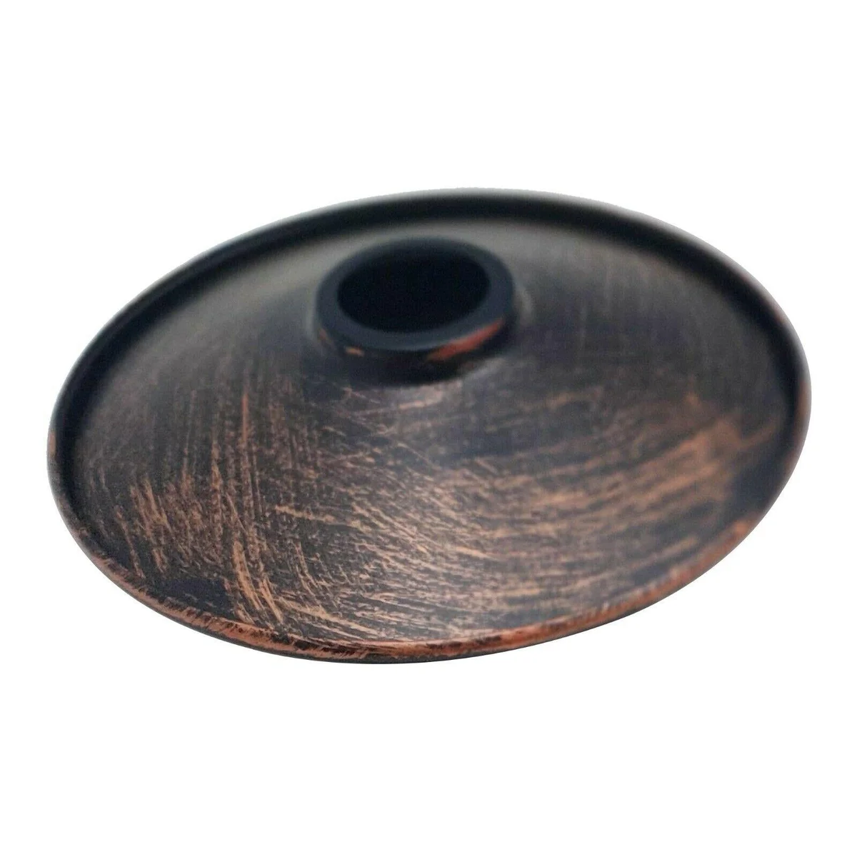 metal retro bowl light shade sprayed finish, black interior, 22cm diameter, classic vintage look