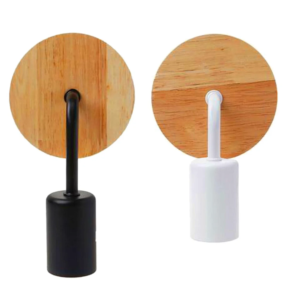 Retro wood wall sconce in black metal frame, vintage corridor lighting style, suitable for living rooms and bars.