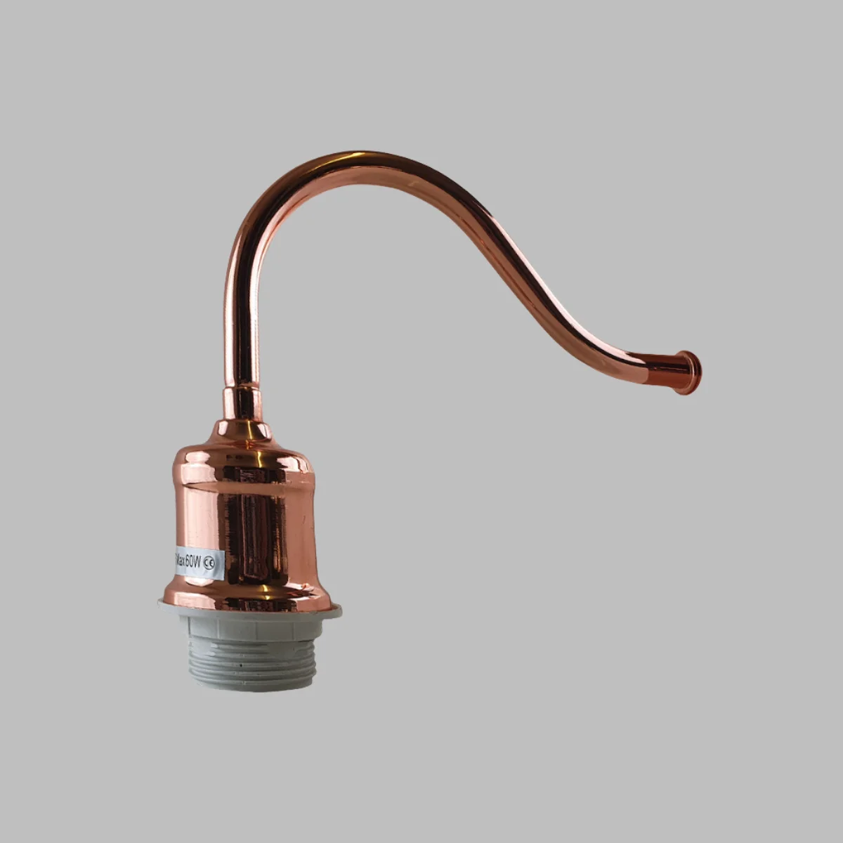 Swan neck wall sconce in black metal, sleek industrial design with adjustable arm for versatile lighting.