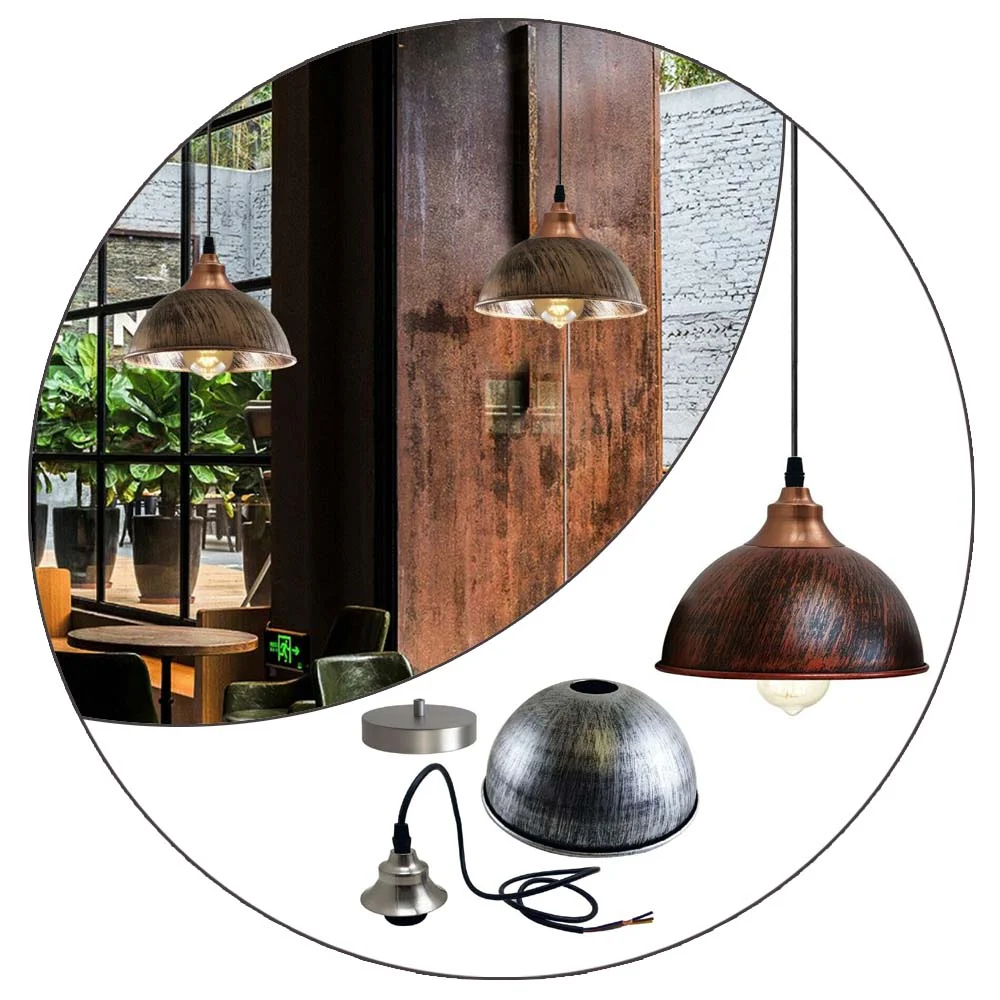 Modern industrial ceiling light with iron frame, black finish, suspended from ceiling, showcasing sleek design
