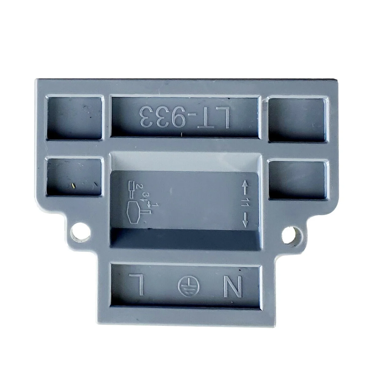 Gray lever nut connector with compact terminal block, nylon PA66 construction, suitable for soft and hard wire.