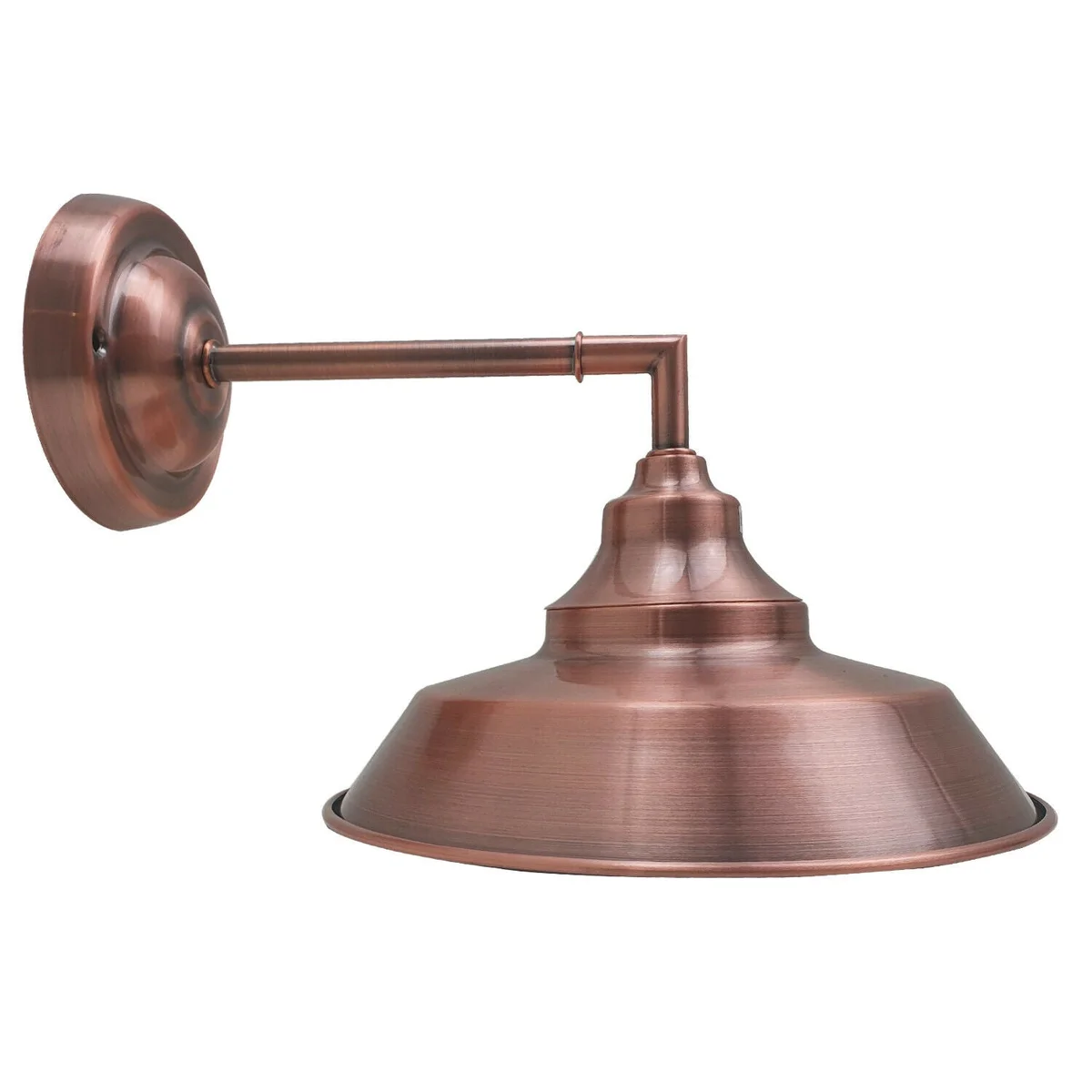 Antique brass wall light with adjustable arm and satin finish, suitable for bedroom or kitchen lighting, vintage 1950s style