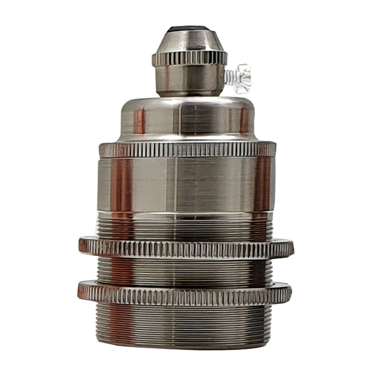 Metal E27 pendant light holder with Edison screw cap for indoor vintage-style pendant lighting fixtures