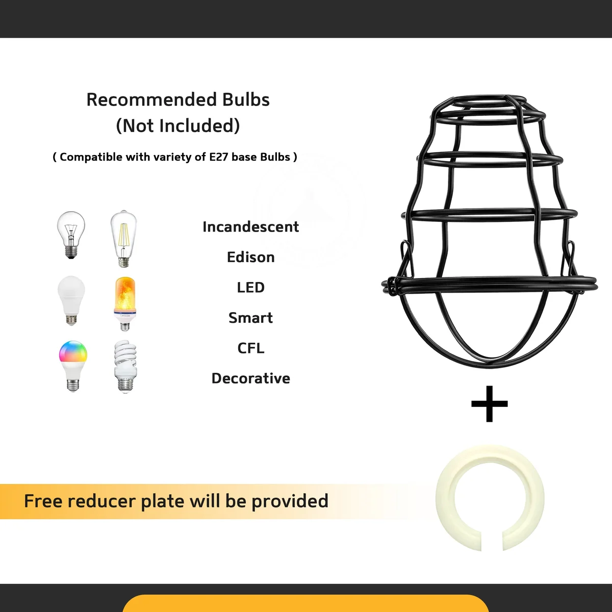 Black modern retro metal wire pendant lampshade with industrial wire cage design for ceiling or pendant lighting
