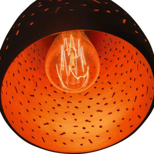 Three black modern E27 pendant lights with metal and PVC shades hanging from a ceiling plate with 90cm cables