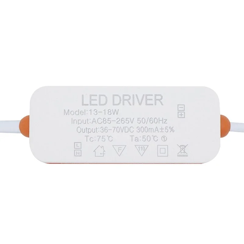 Ultra thin round LED panel light emitting bright cool white LED light, designed for recessed ceiling installation