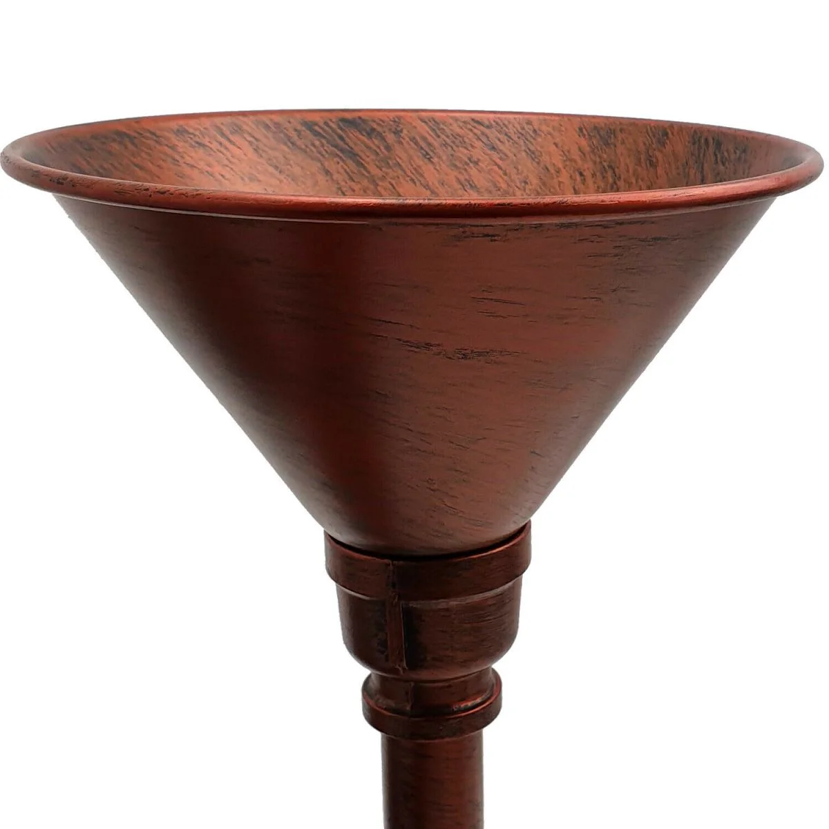 Rustic red pipe wall sconce features an E27 bulb wall light and shade, industrial style