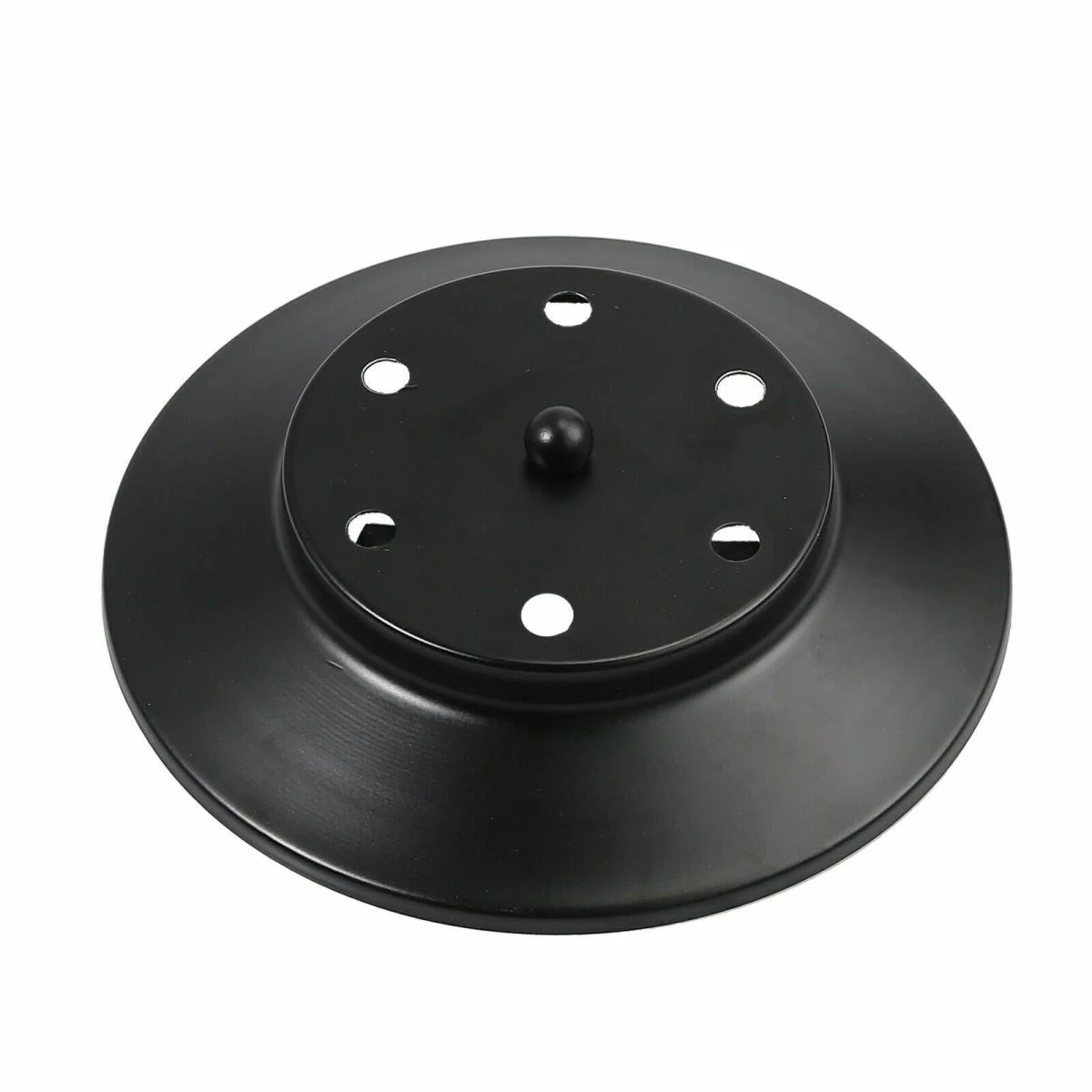 Black iron ceiling spider fixture with 6 arms and E27 holder ceiling lamp.