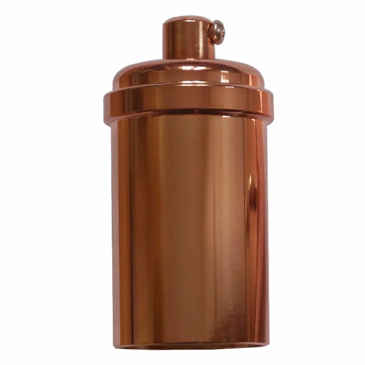 Rose gold metal E27 lamp holder with ceramic light bulb holder, ready for vintage bulb