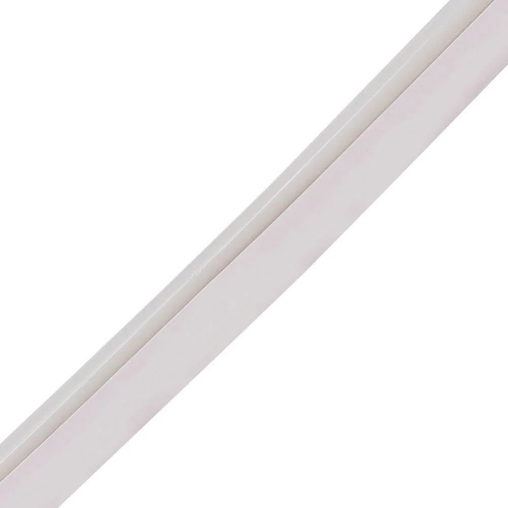 5‑meter white industrial neon LED flex with flexible PVC strip, power cord, connectors, shown in a sleek strip form