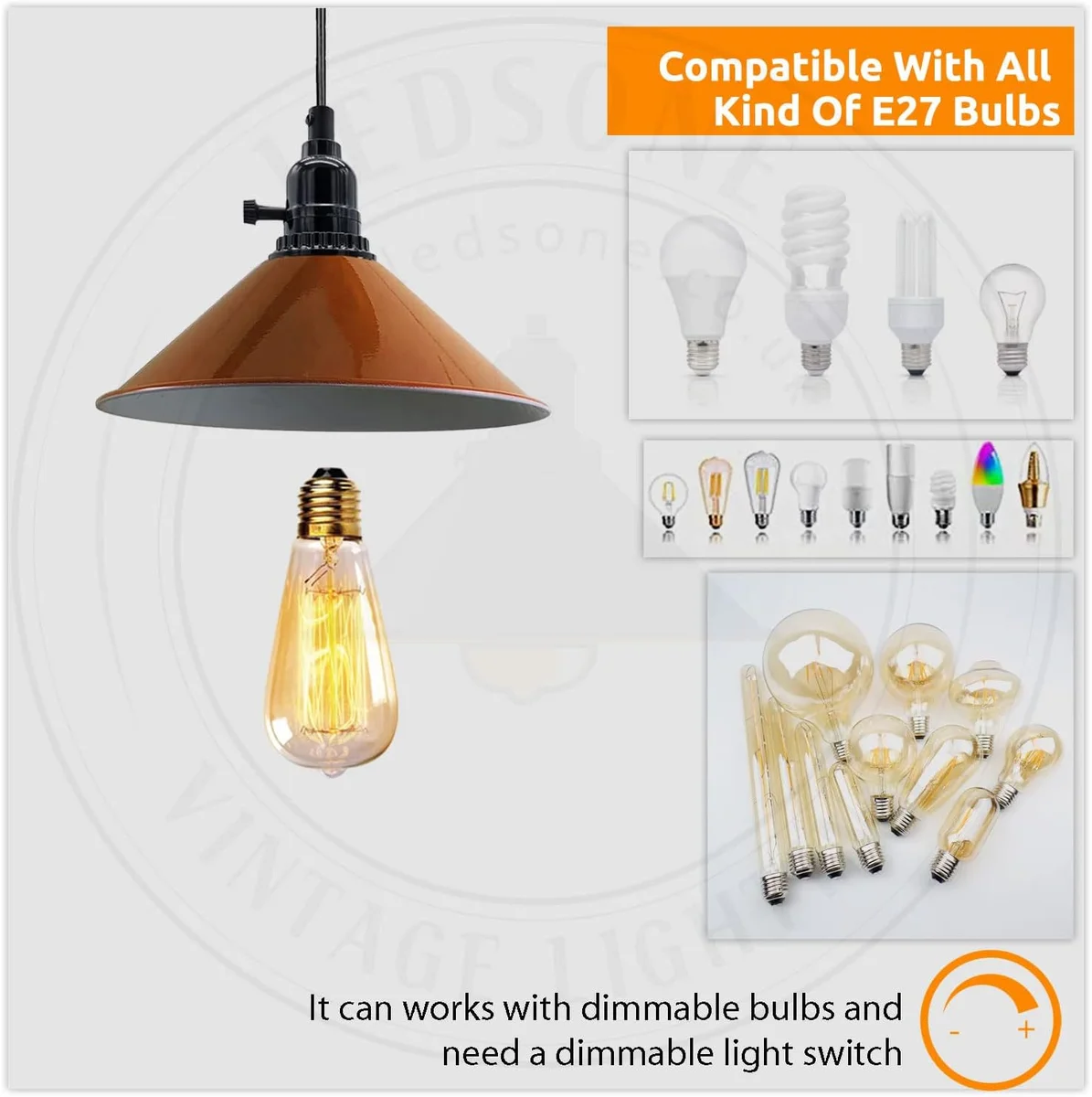 Modern yellow dome pendant featuring a metal base and PVC lamp shade, angled design for sloped ceilings