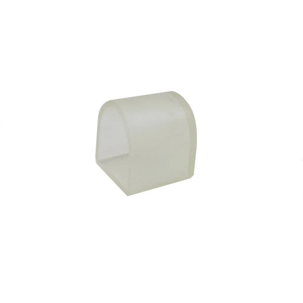 LED neon end cap (15mm × 16mm) – a metal cover with a plug, sealing the end of flexible LED strip.