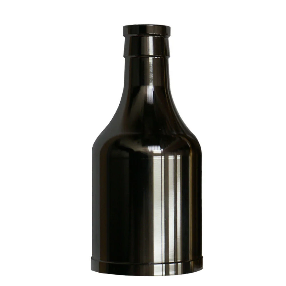 Black aluminium antique brass style E27 lamp holder suitable for a vintage bulb holder.
