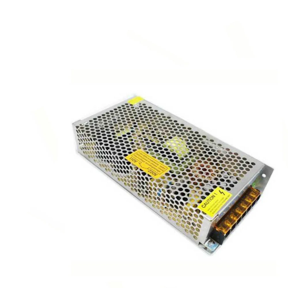 Aluminium AC to DC LED driver, 24V 200W, screw terminals, labelled on metal body