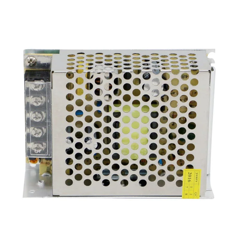 IP20 40W LED driver with AC 110/230V input ports and DC 12V output terminal for low‑voltage lighting applications.