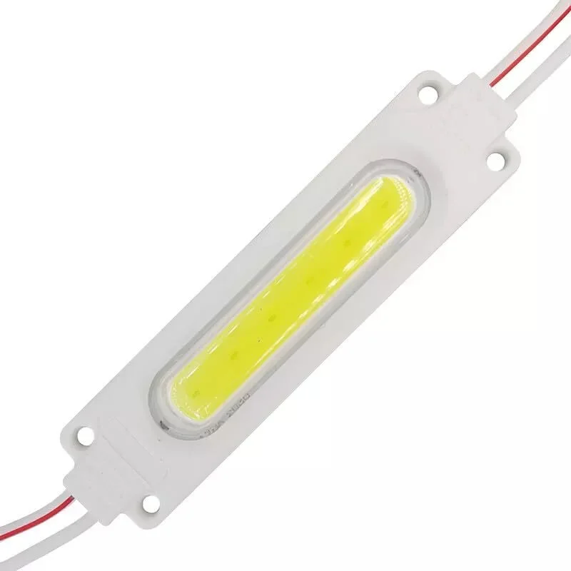 Compact 70mm LED COB module, IP65 waterproof LED, cool white light, aluminium PCB with double‑sided adhesive.