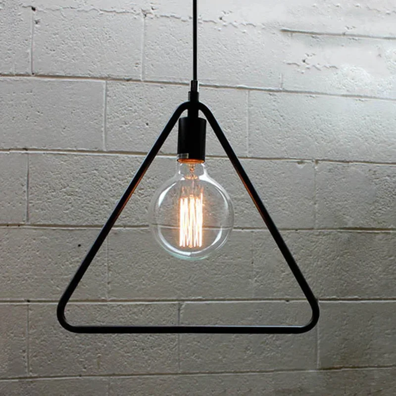 Black kitchen pendant lamps hanging from ceiling, showing round black fabric shade, 37cm diameter, 33cm height, 100cm cable.